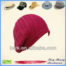 LSC24 Ningbo Lingshang elegant winter women cotton hats and caps